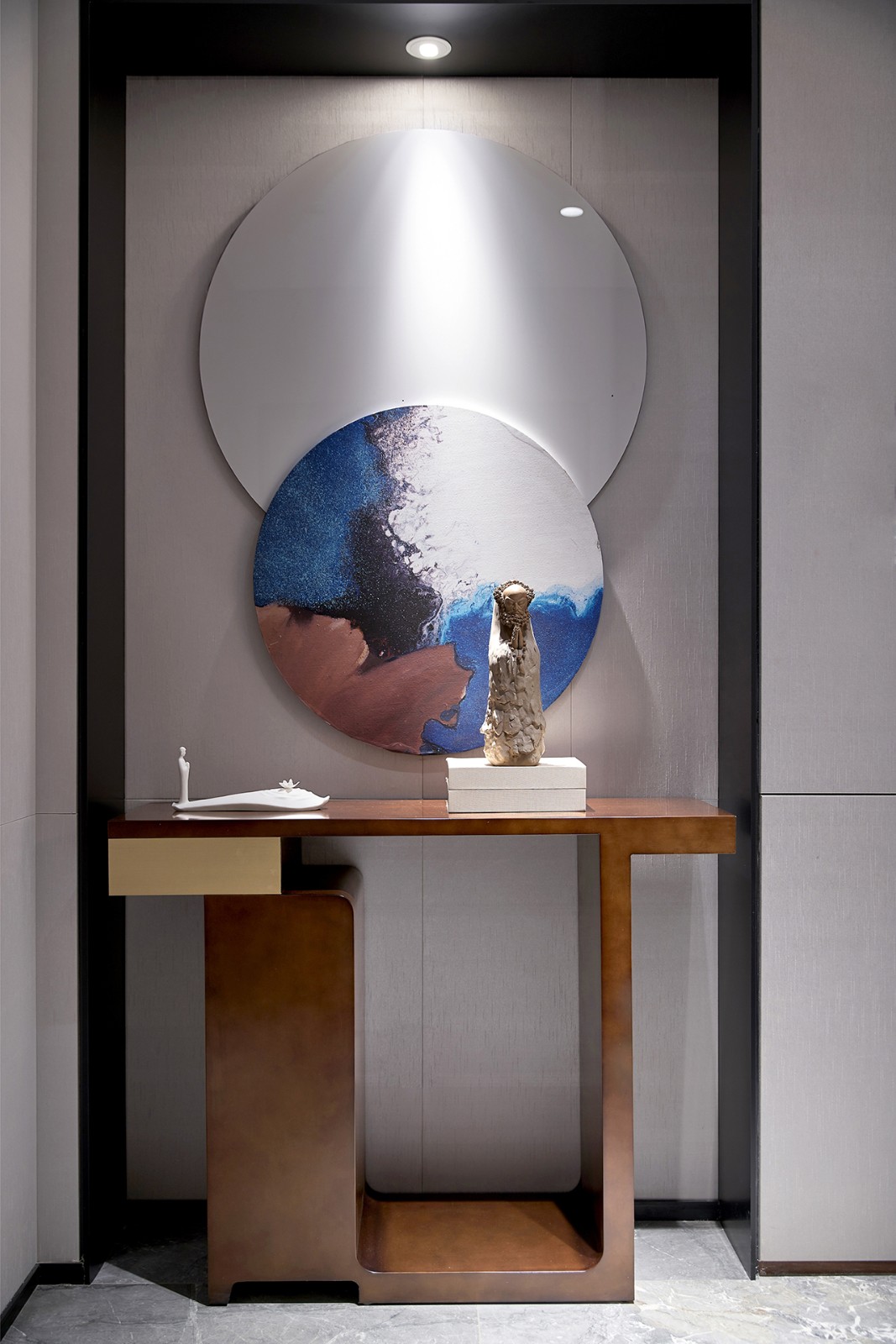 建正紫阙 | 禅意中式样板间设计-6