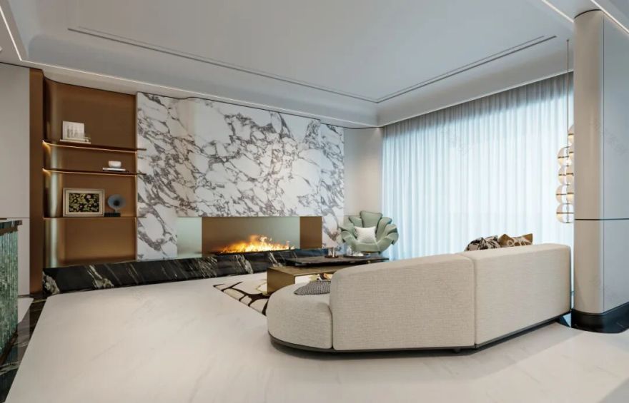 140㎡现代诗意人居|自然简约气质,享受生活真实自在-11