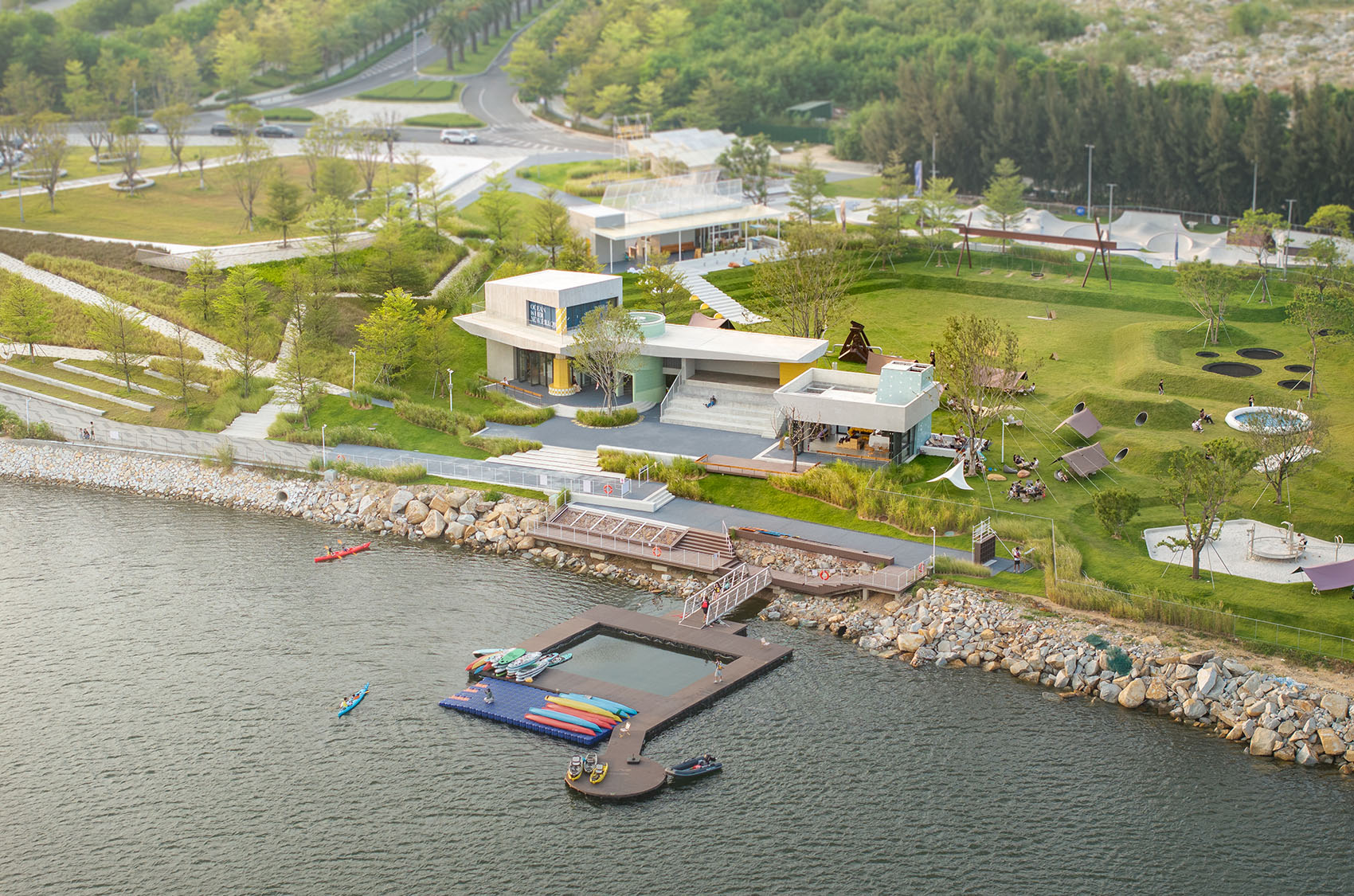 双鱼岛咏气演化所实验性水上运动配套建筑丨中国漳州丨深圳市十间设计咨询有限公司-19