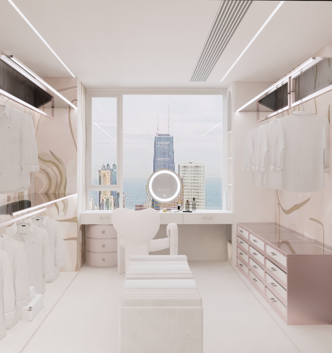 晨暮粉彩 · 西派城奢雅室内设计丨奇点上宅-43