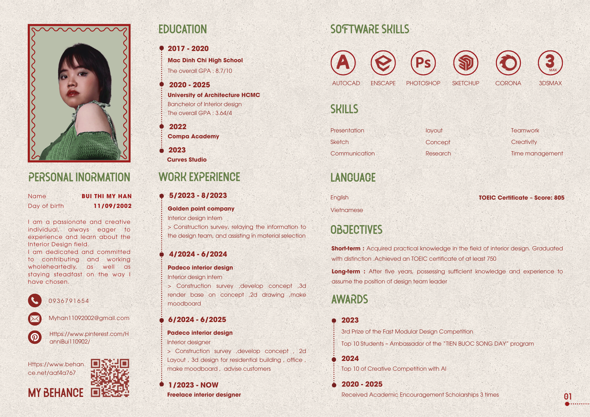 INTERIOR DESIGN PORTFOLIO - HANNI BUI - 2025-1