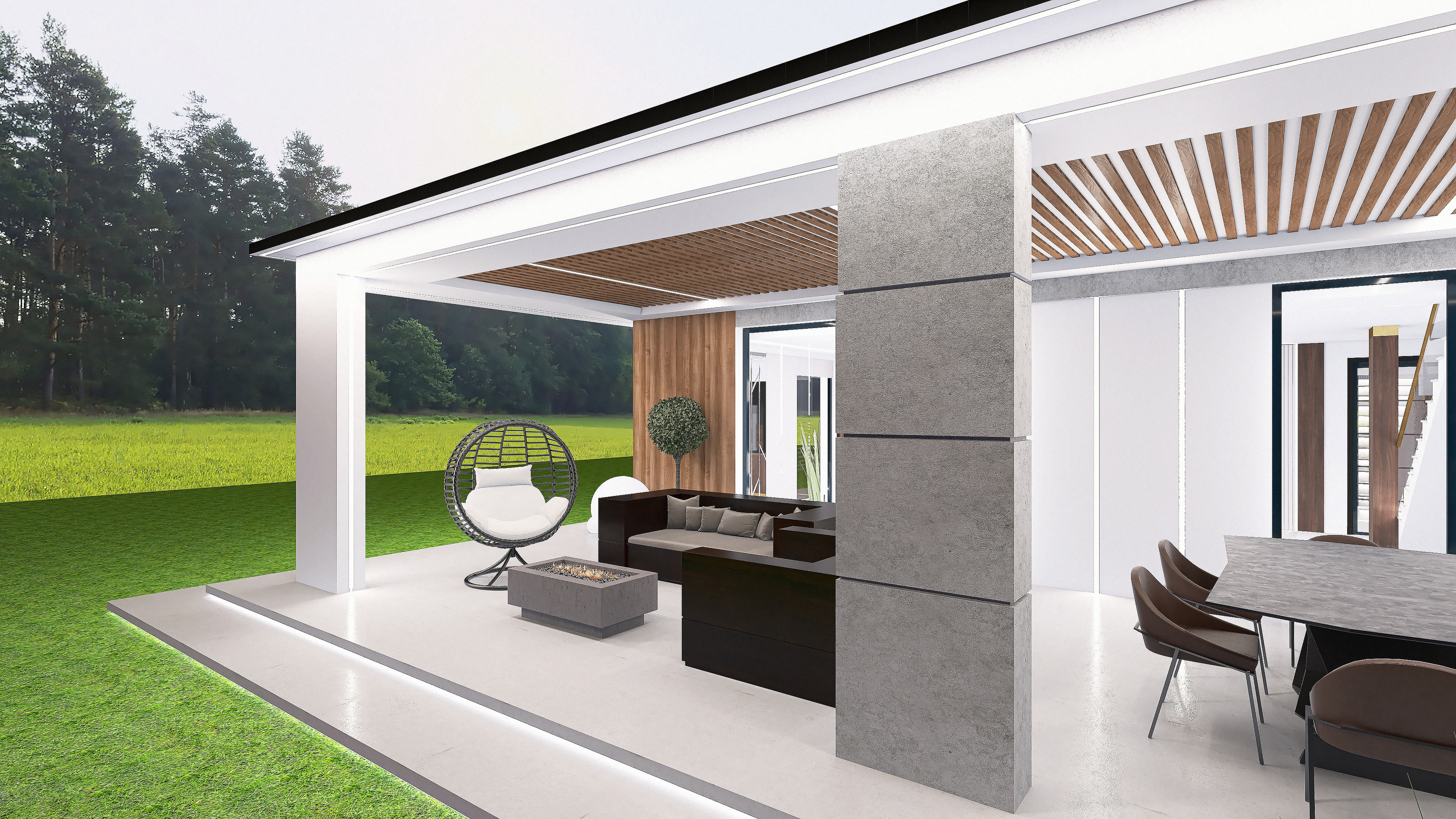 Hiacynt elewacja及露台照明设计-18