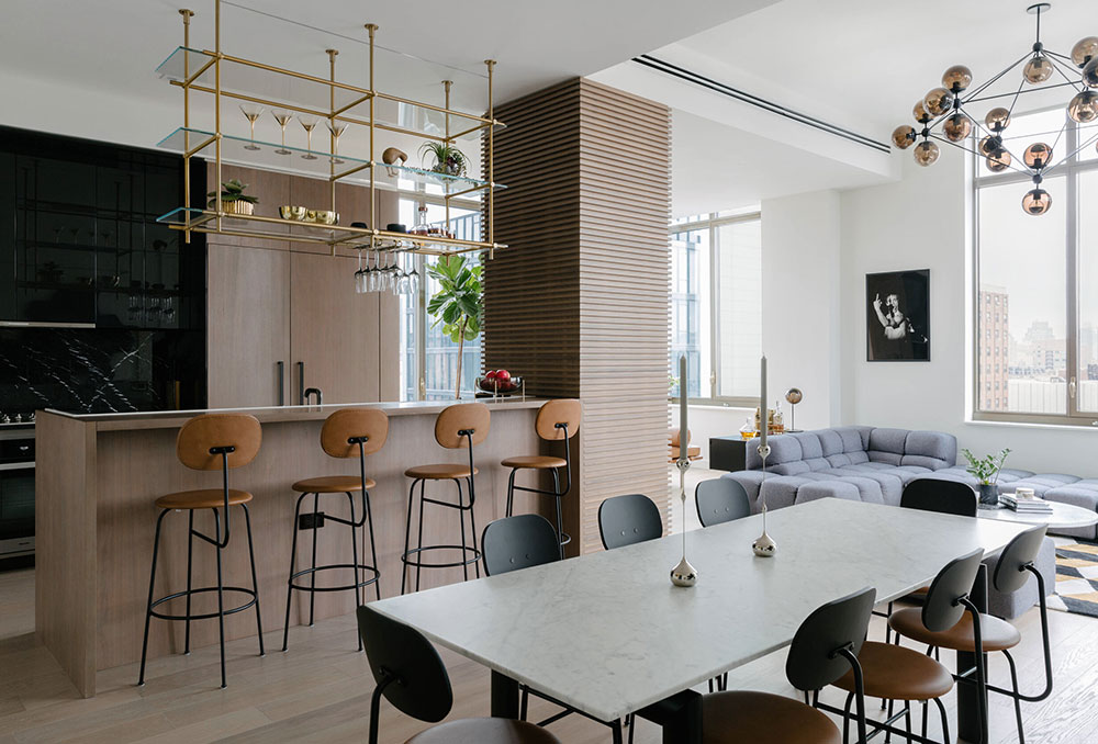 纽约下东区瑞典家庭公寓，工业风混搭瑞典设计-6