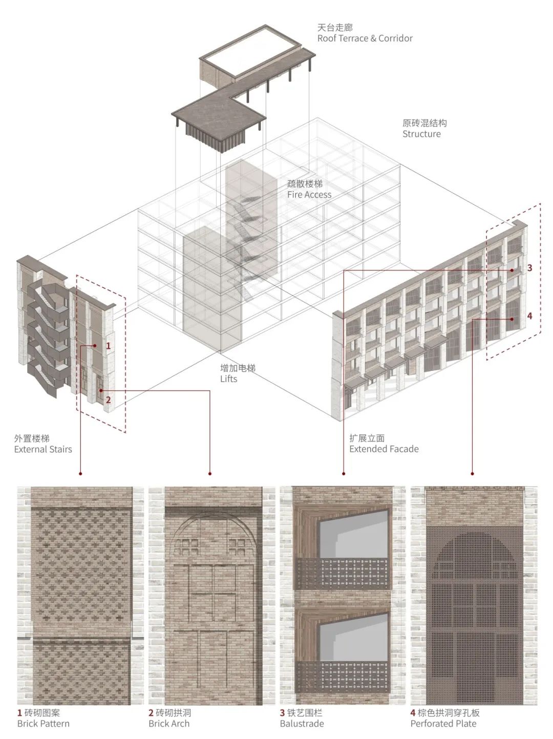 戚山山：榆林古城原区招待所改造，从立面小演绎见地域大场景｜CBC集群设计-192