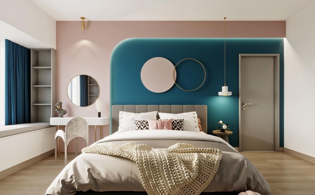 北欧现代风家居,精致收纳与色彩碰撞的完美融合-10