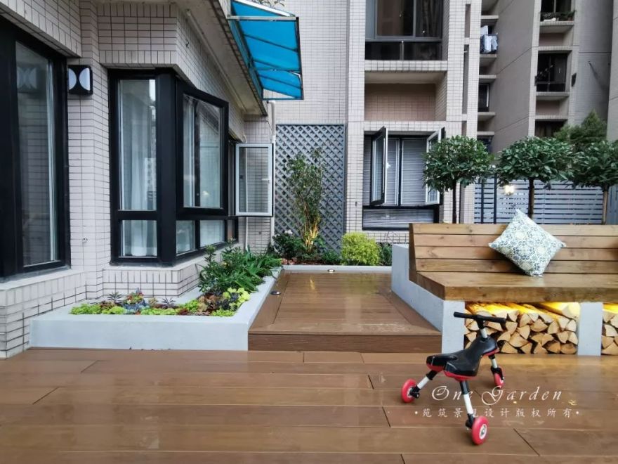 阳明新城花园 | 现代简约的露台生活空间-55