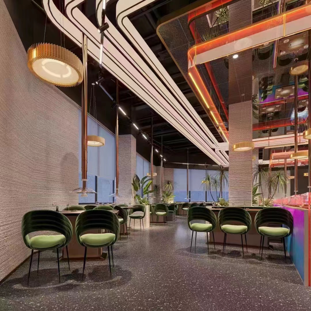 水晶感满满的海鲜餐厅 奇光幻化星辰里 灿烂波澜漫潮生-2