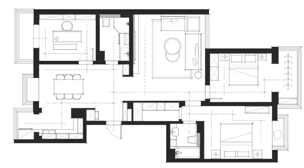 四合新作 | 太原 138㎡现代简约家居,感受生活温度-8