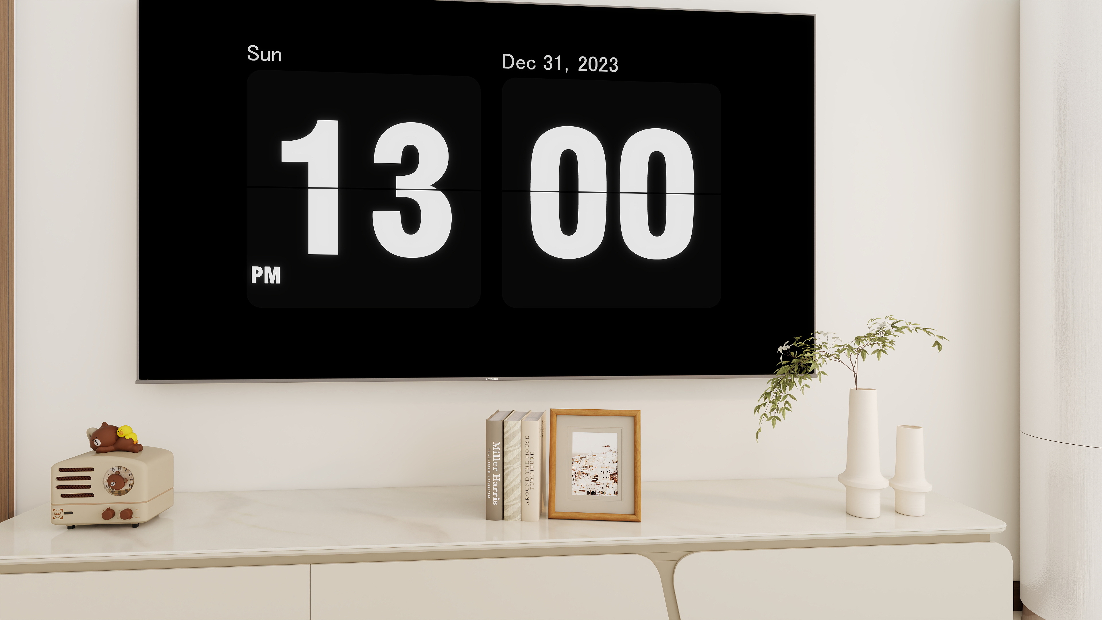 现代风格：原木和白色的融合之家-6