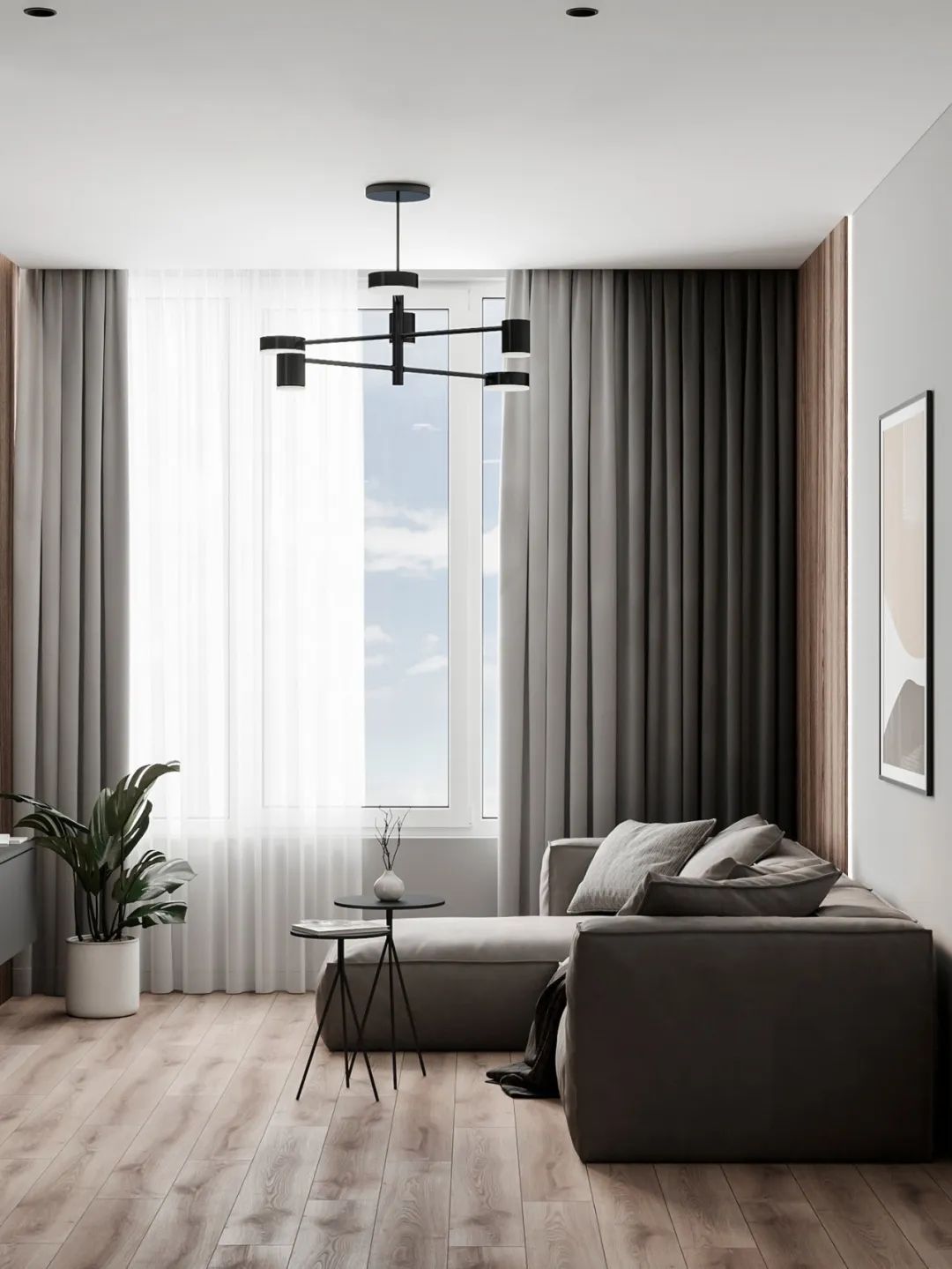 木灰色简约公寓丨Marina Bessmertnaya-40