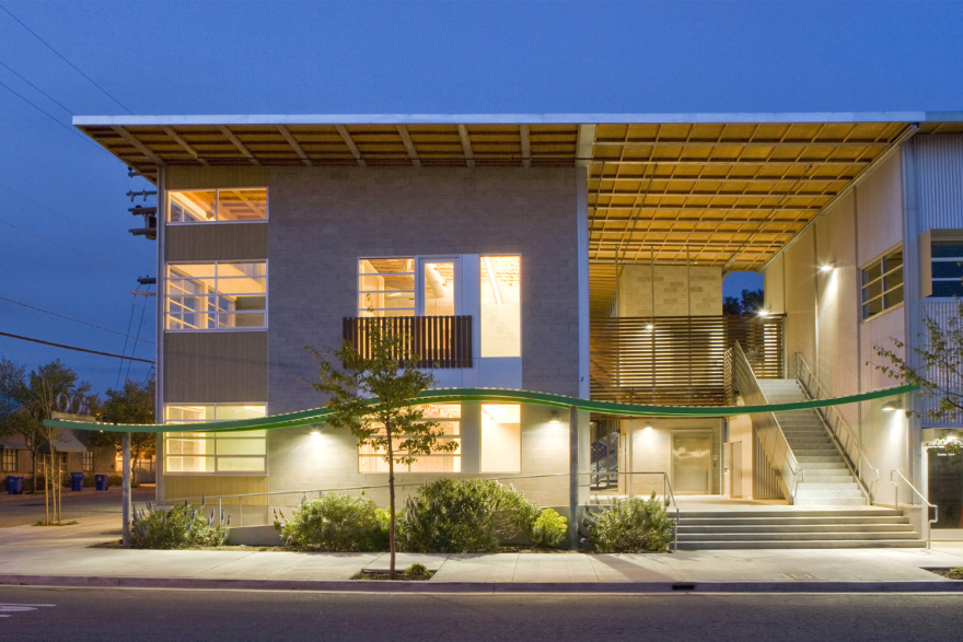 旧金山 20 世纪工业风绿色办公楼-10