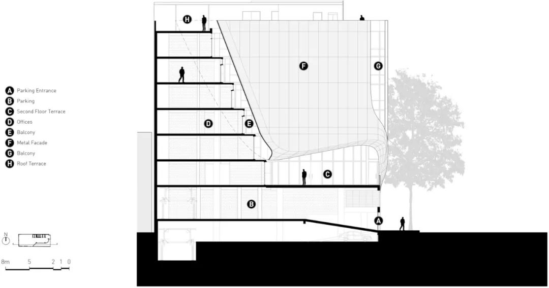 墨西哥城 Profiles 办公楼丨墨西哥墨西哥城丨Belzberg Architects-35