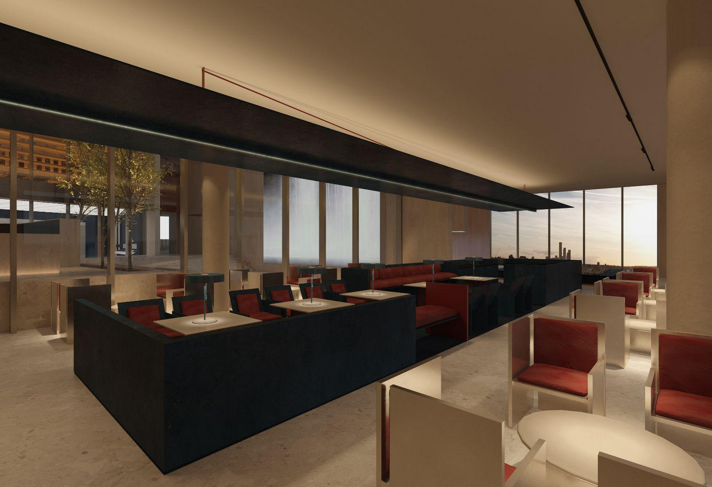 济南中海寰宇艺术中心售楼处SU模型-2