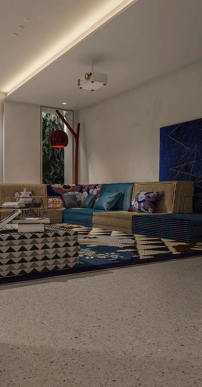 白金院邸地下室多维空间设计案例丨中国上海丨上海浦东尚层别墅设计师—李响-14