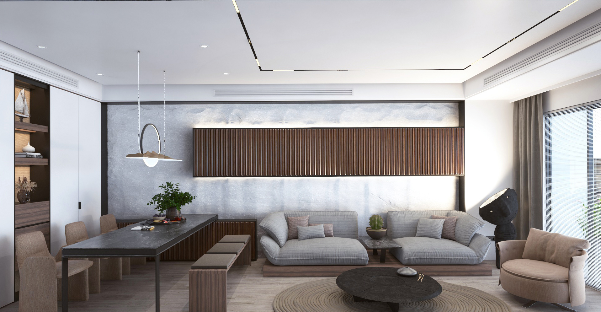 海边住宅的 Pontelli 面板设计丨Juanny Barcelò Borges 和 YourFoRest-7