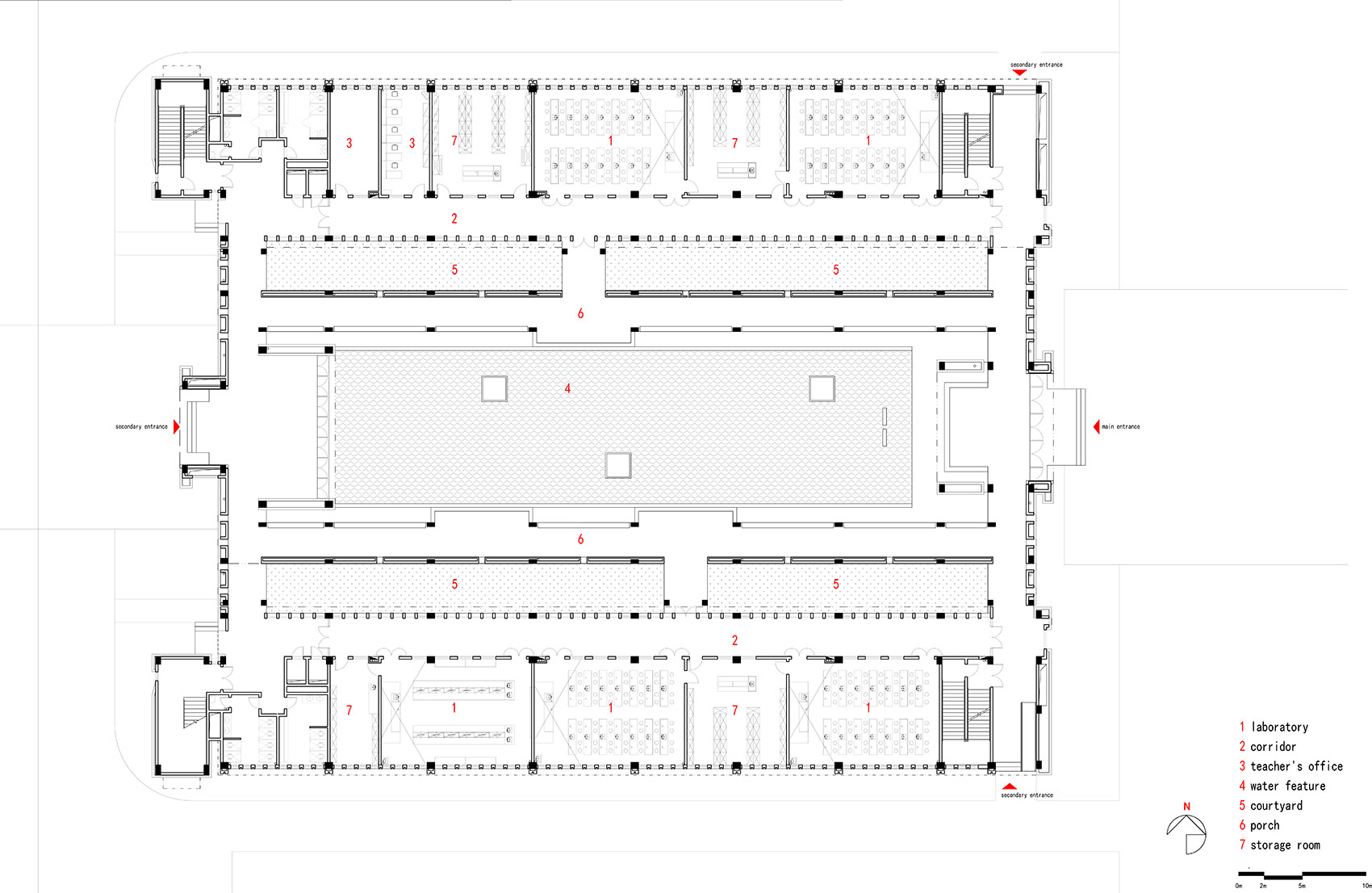 庭院深深 & 泰州中学新校区 / 华南理工大学建筑设计研究院-58