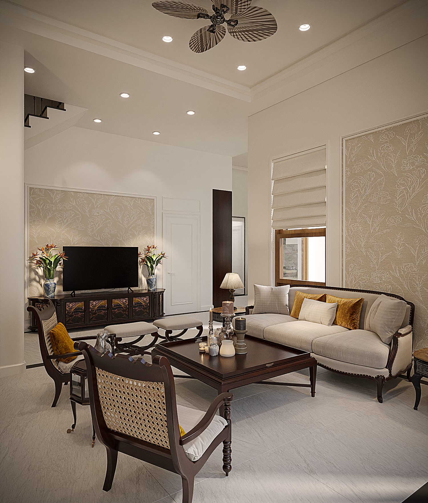 复古东南亚风平层-1