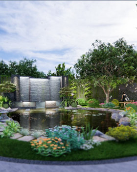 LANSCAPE DESIGN - VILLAS SONG CONG - THAI NGUYEN
