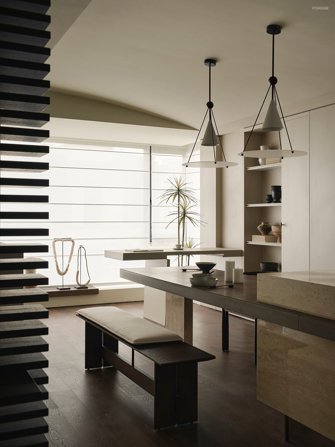 160㎡侘寂新中式 感受当代禅意东方美丨FF design-21