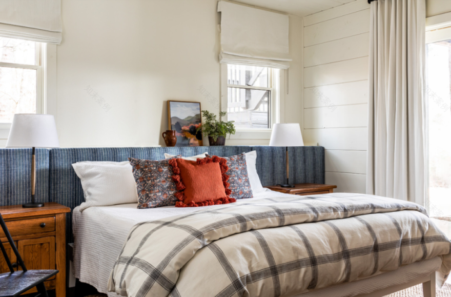 佐治亚州蓝岭湖畔老木屋改造项目丨美国佐治亚丨梅里韦瑟设计集团Kathryn McAdams-35