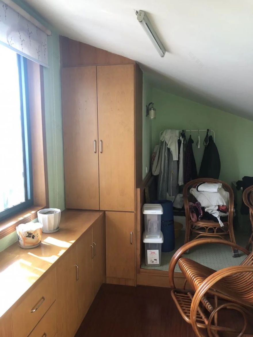 蓝白色调打造温馨美式风,70 平小宅变身多功能空间-63