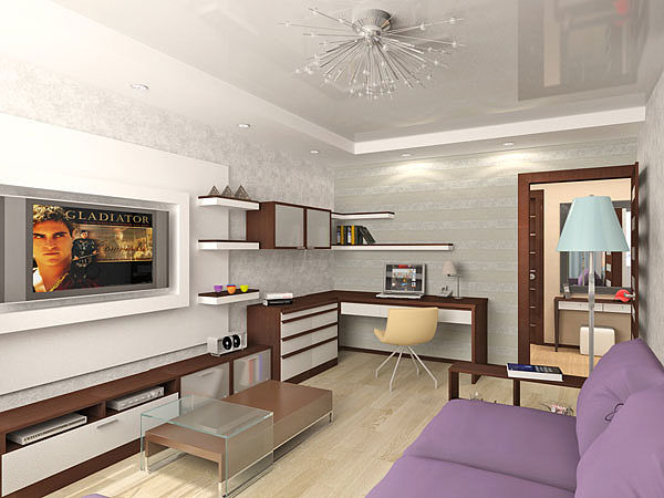 小面积一居室公寓设计-19