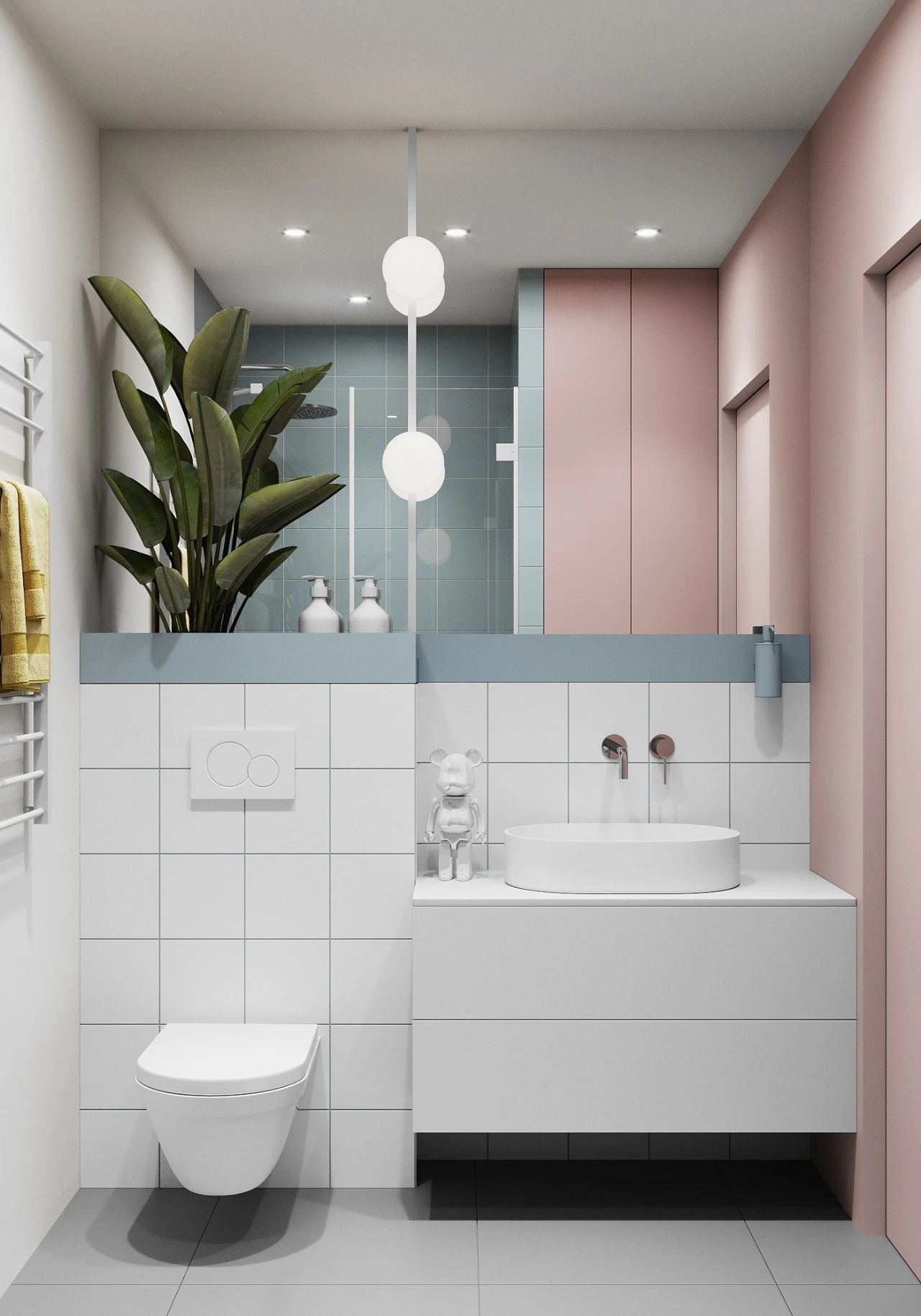 气质非凡的 80㎡空间设计丨Olga Bondar-96