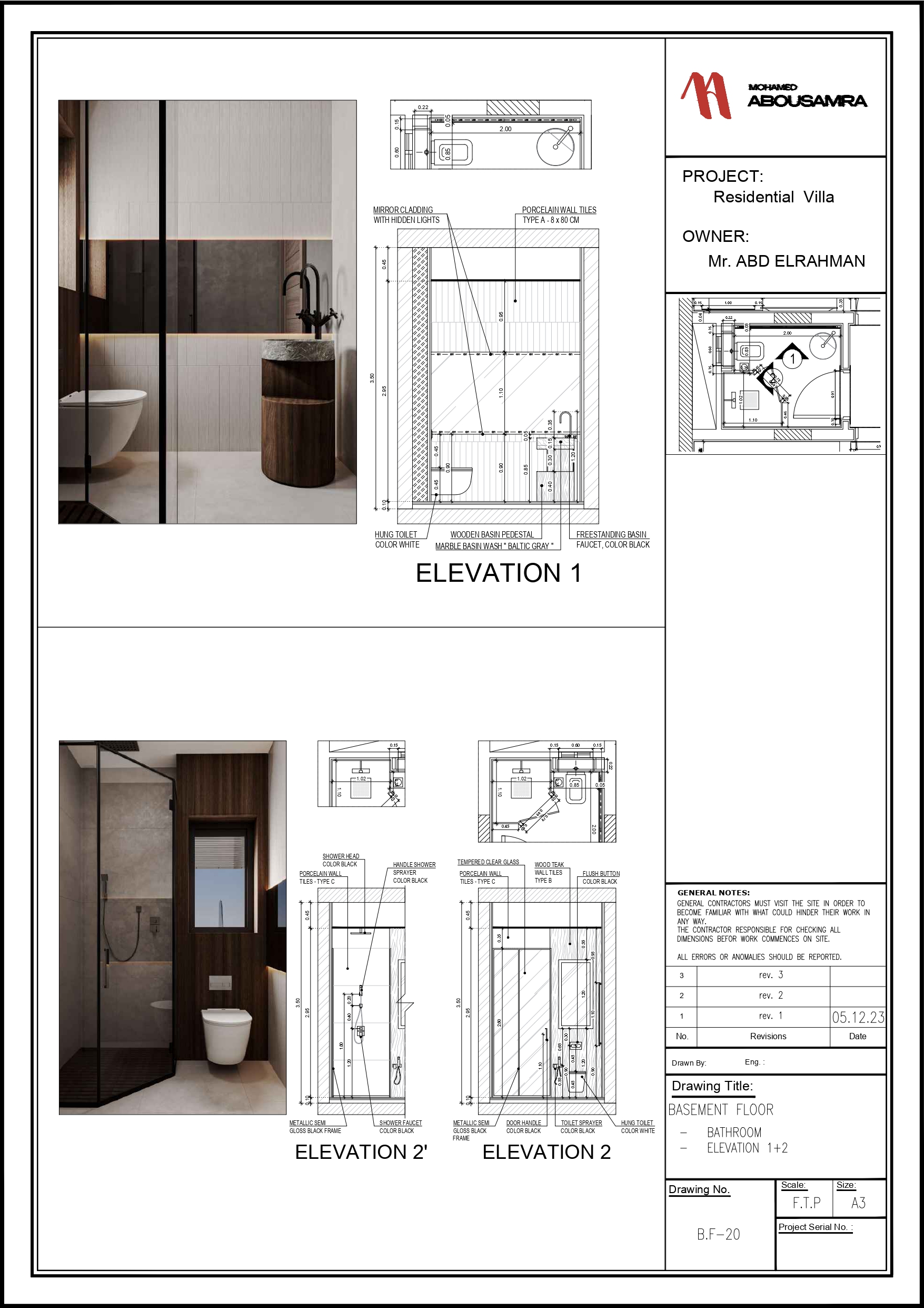 Private Villa in KSA, Basement Floor-21