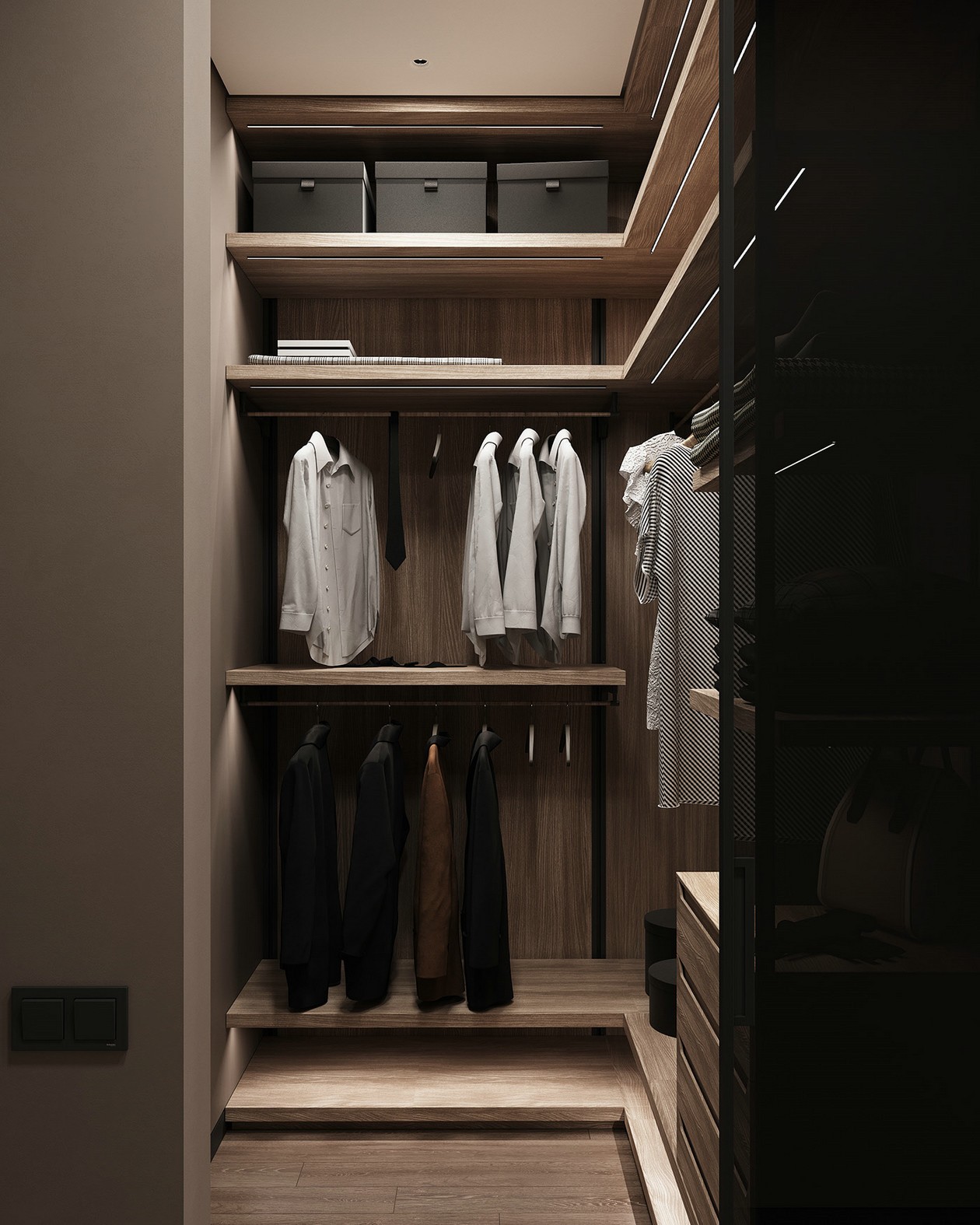 93㎡ 优雅、耐看、灰色系公寓-10