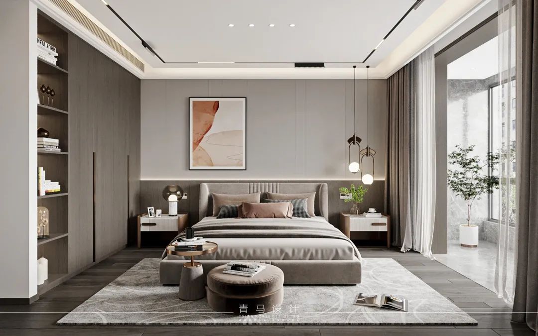 简约新中式的淡雅脱俗养老新宅丨青马别墅空间设计-72
