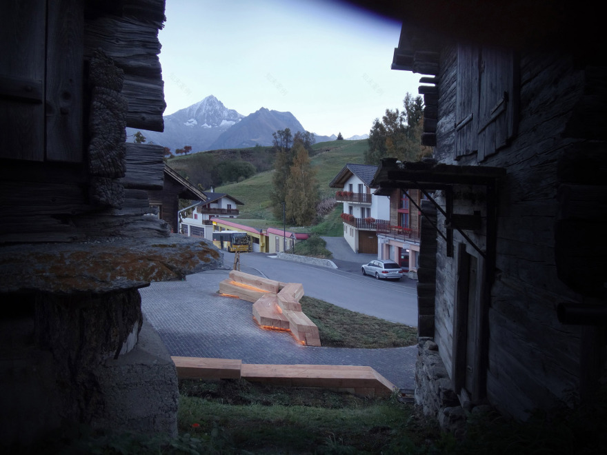 小镇广场及家具,瑞士 / Fernando Menis Architects-16