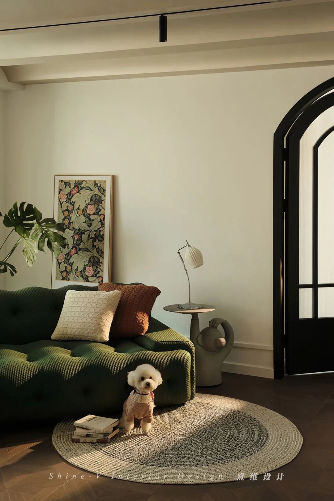 悦己 · 复古波浪吊顶咖啡厅之家丨中国南京丨熹维设计-37