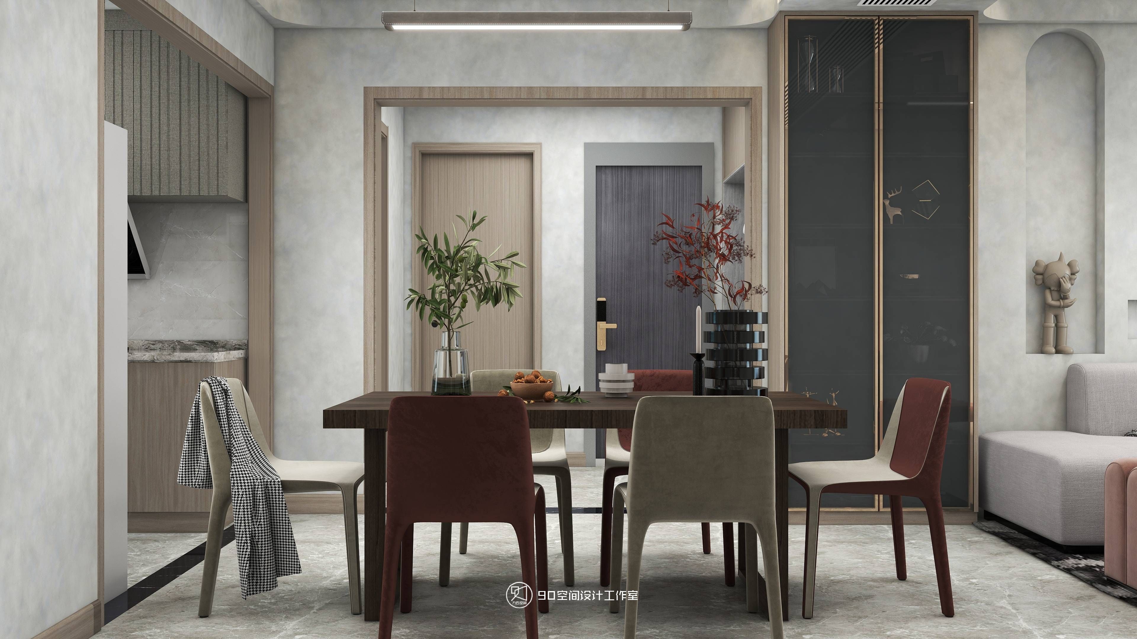 飞云之下 · 侘寂风 117 平 3 房 2 厅 1 卫设计-12