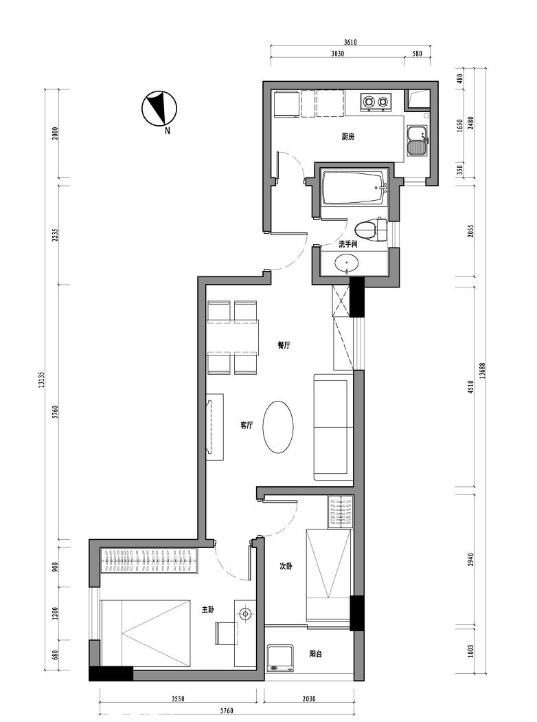 老房翻新变身北欧风，储物空间与隐私兼顾-0