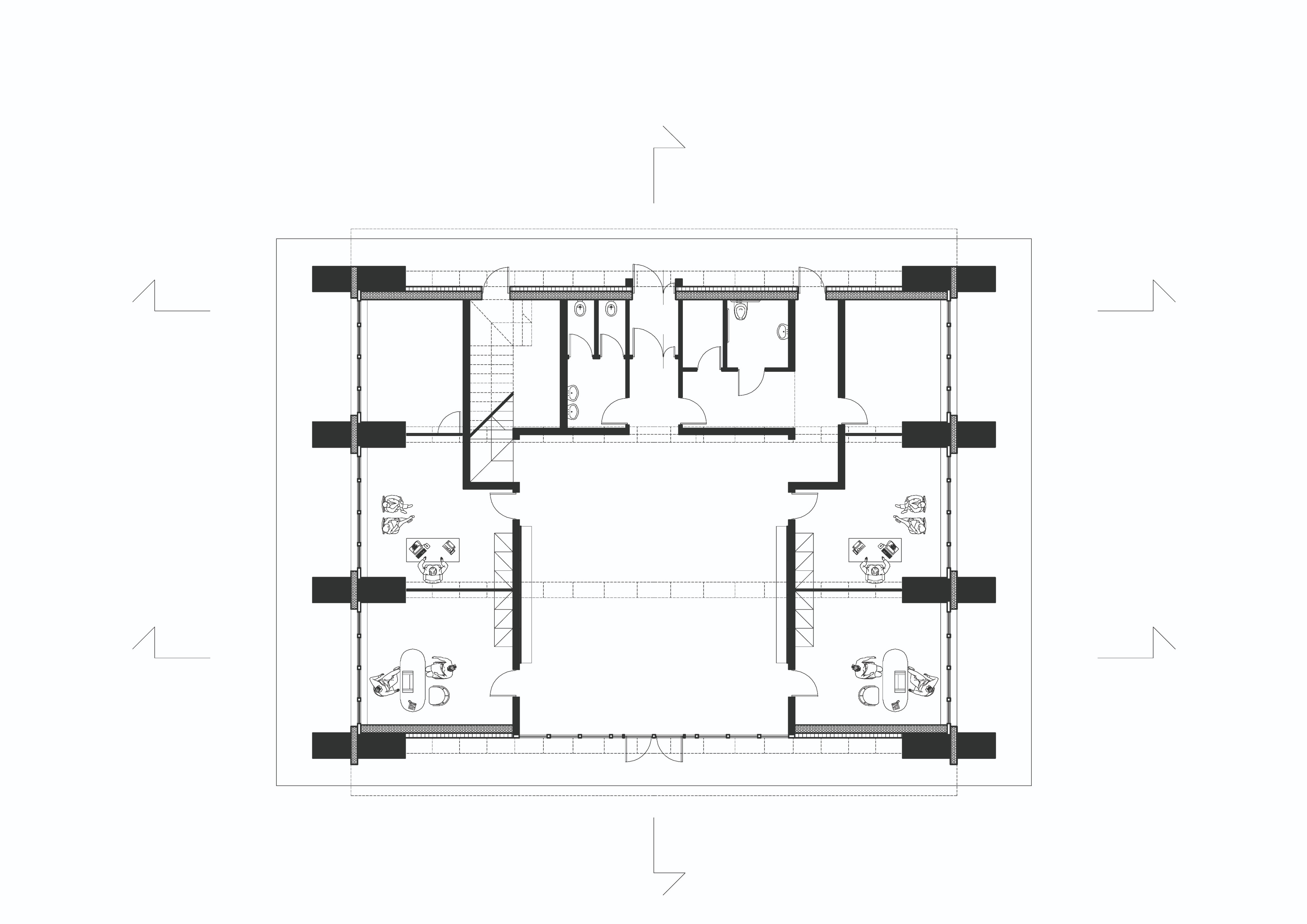 创新石拱结构,打造环保办公空间-22