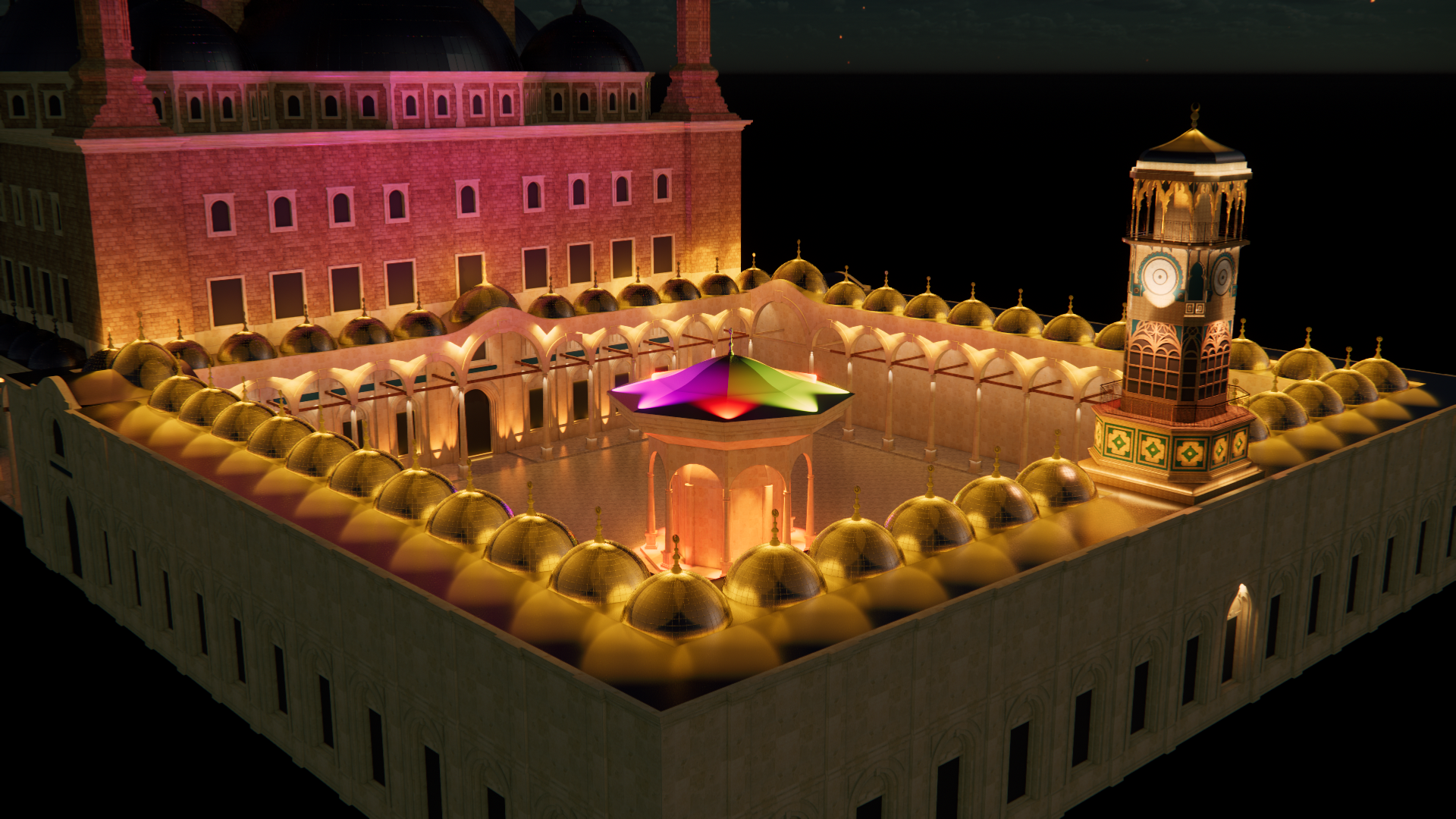 穆罕默德·阿里清真寺照明-12