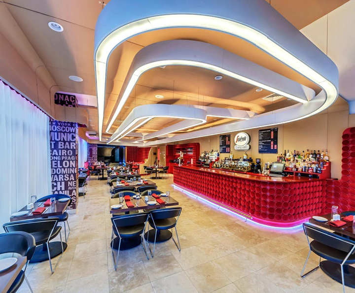 Segafredo Zanetti咖啡馆室内设计丨美国纽约丨Bluarch Architecture建筑工作室-9