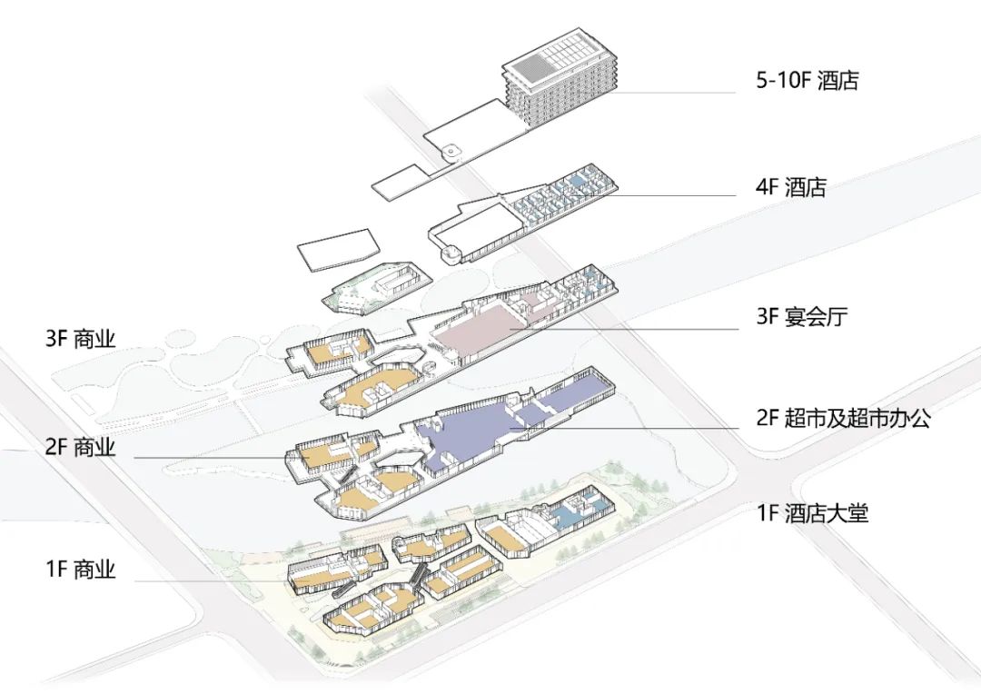 吾呈凝溪畔商业综合体丨中国嘉兴丨青墨设计-4