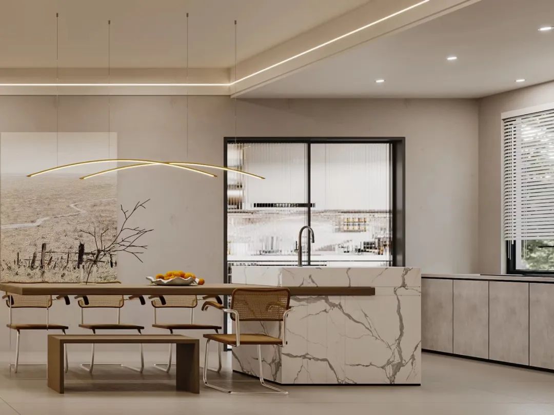 治愈奶油风·峰上名宅-6