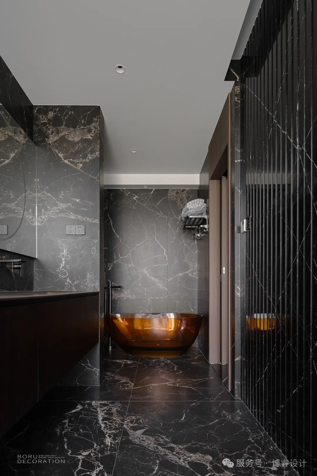 当90后霸总的脑洞照进现实｜解密700㎡顶豪的「暗黑系美学」-72