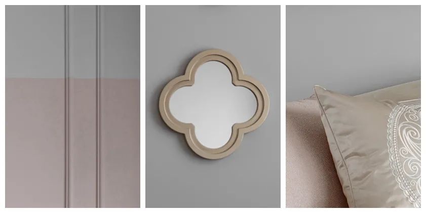 高级灰、牛油果绿、香槟粉，复古与现代并存的浪漫空间 | 宏福樘设计-3