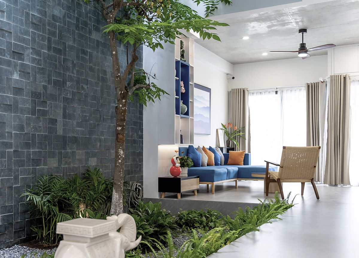 绿意盎然的家庭居所——现代中式的“空中花园”设计-6