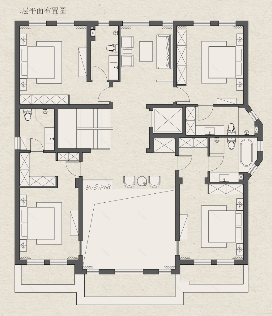 鞍山独栋别墅丨中国鞍山丨玖远(大连)设计工作室-73