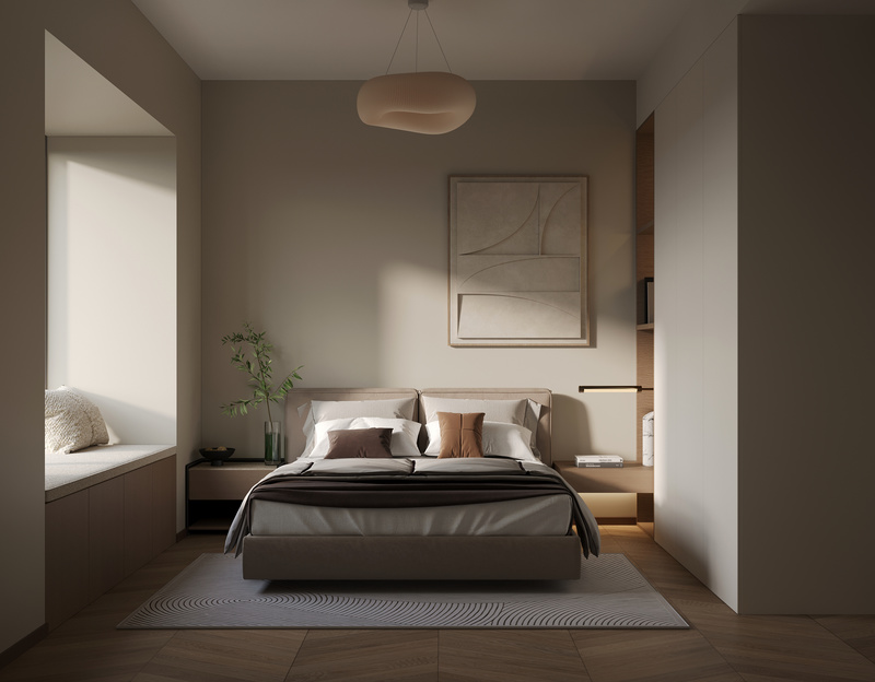 贵阳138平米现代中式家居设计-25