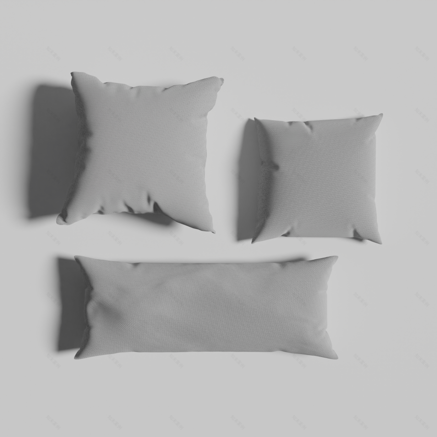 3D 枕头模型-6