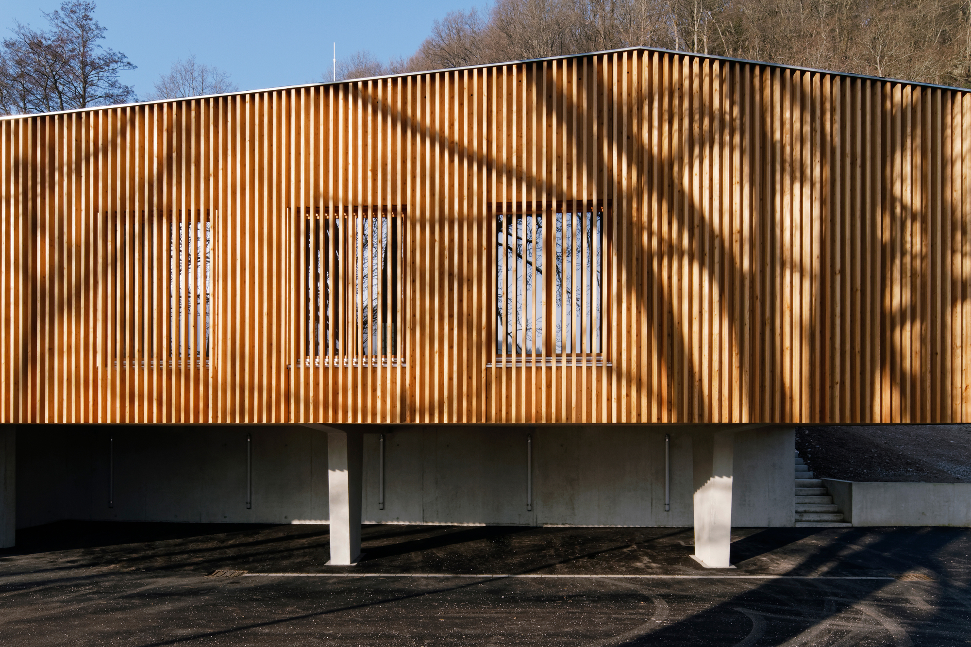 Metzeral 消防站 | 自然与功能完美融合-21