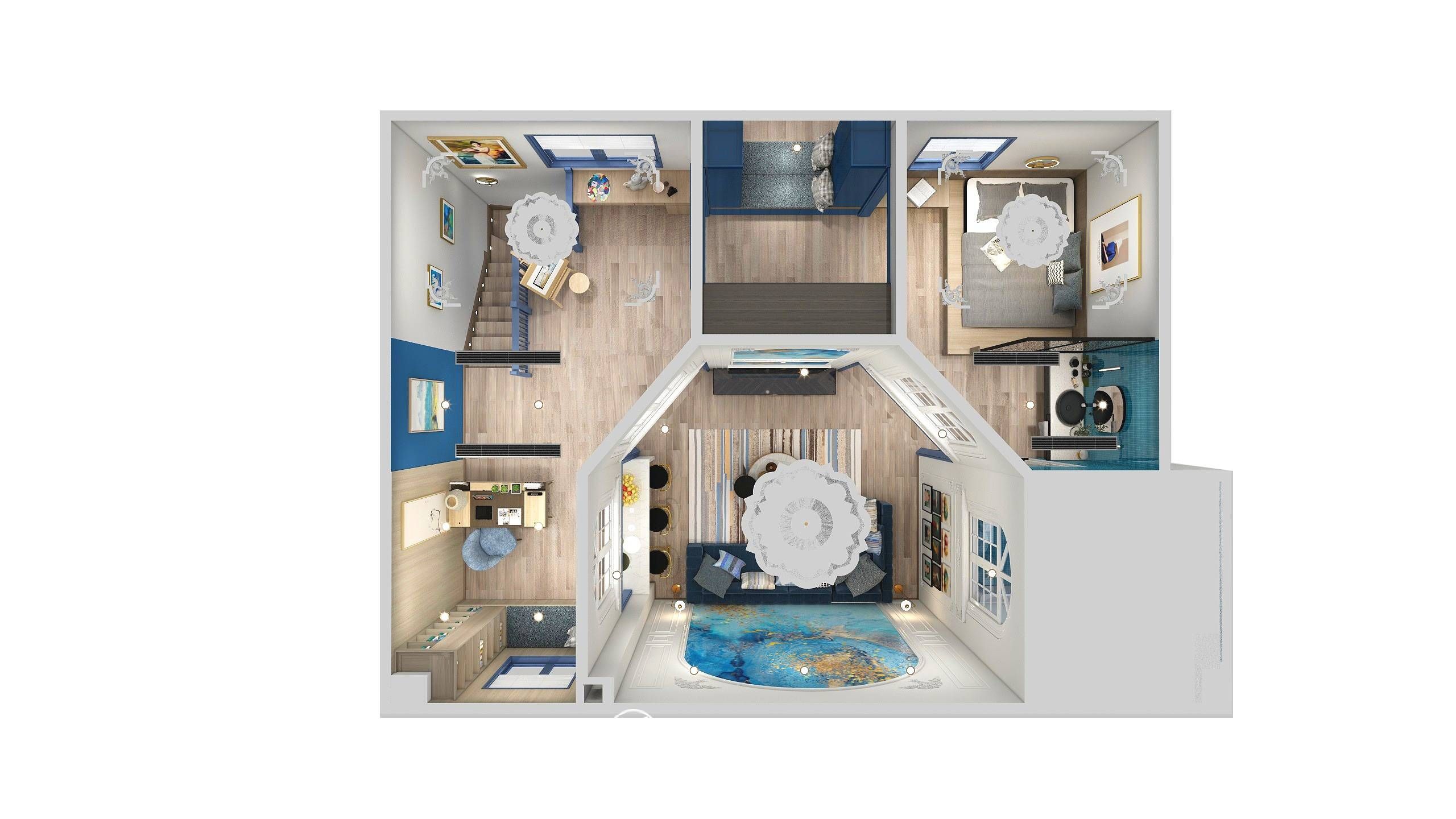 《光影流年》· 80 平方复古 LOFT 设计-1