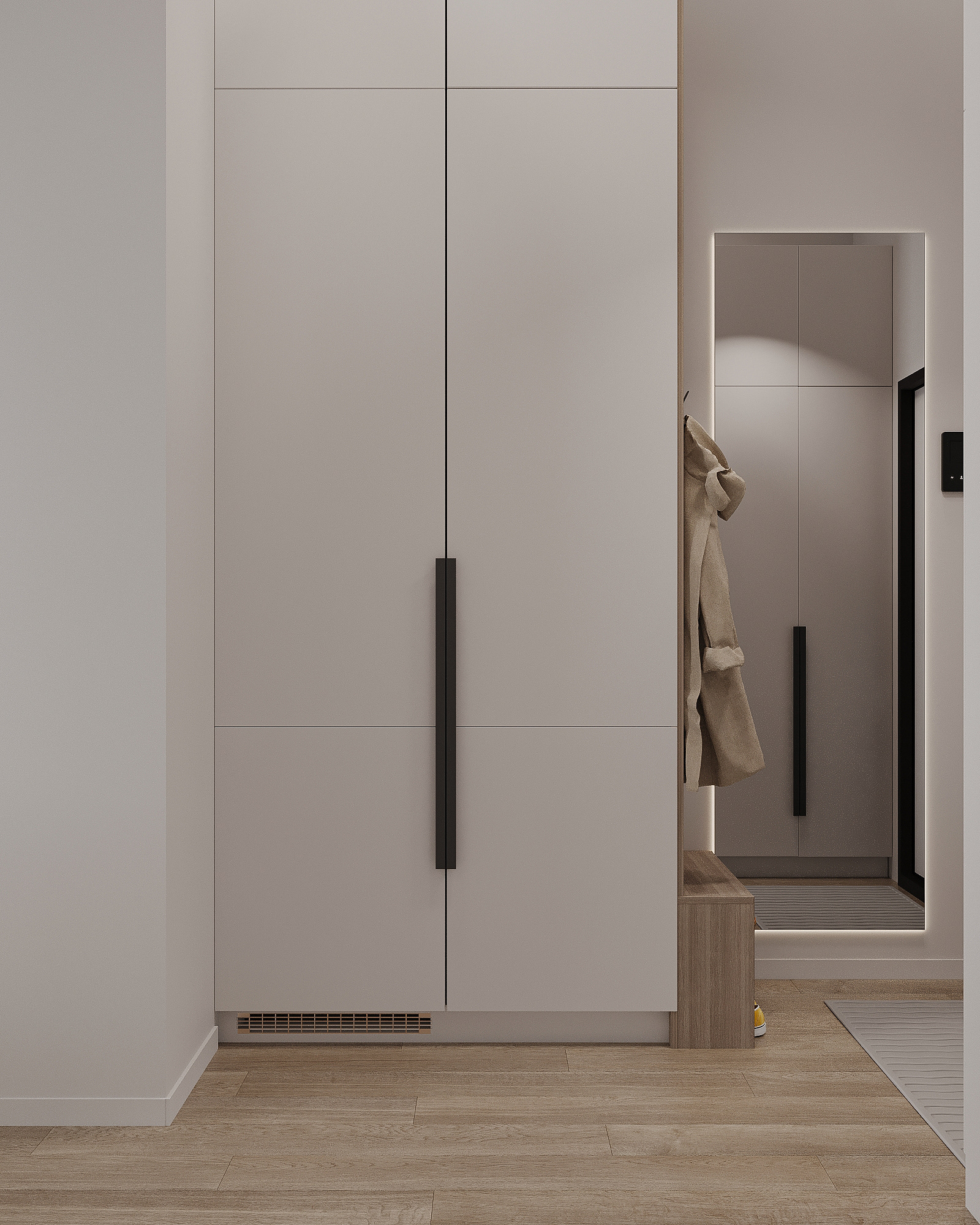 现代风格 3·5 米层高 40 平公寓设计装修项目丨俄罗斯圣彼得堡丨Katushhha 设计装修工作室-12