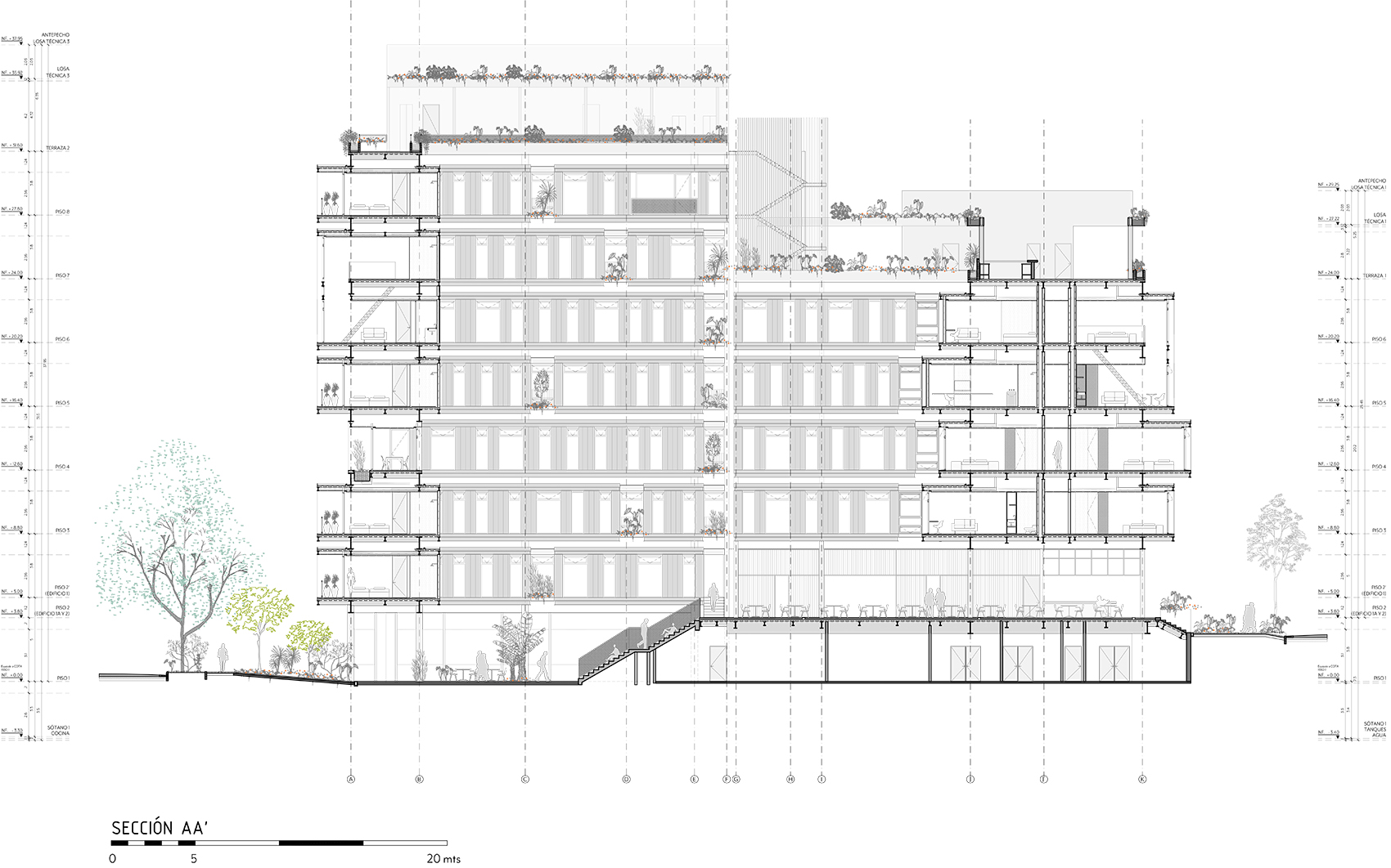 麦德林Click Clack酒店，哥伦比亚 / Plan:B Arquitectos-73