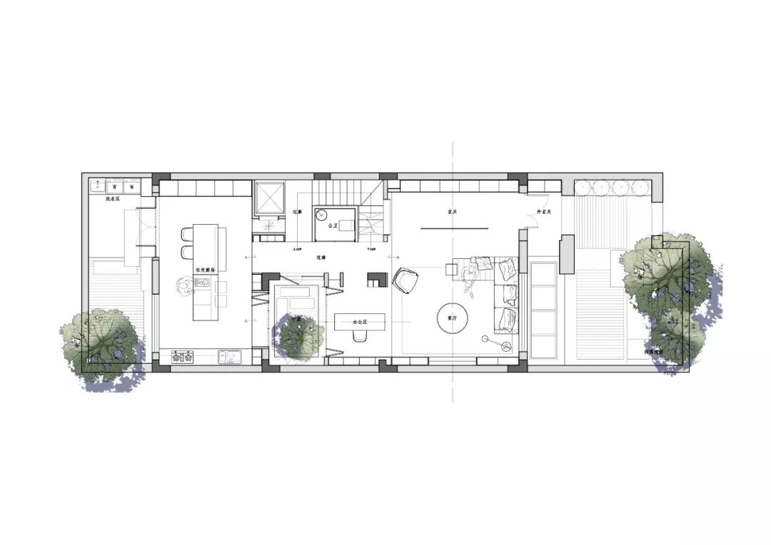 上海融信别墅极致简约设计，原始天井变身为空间亮点-59